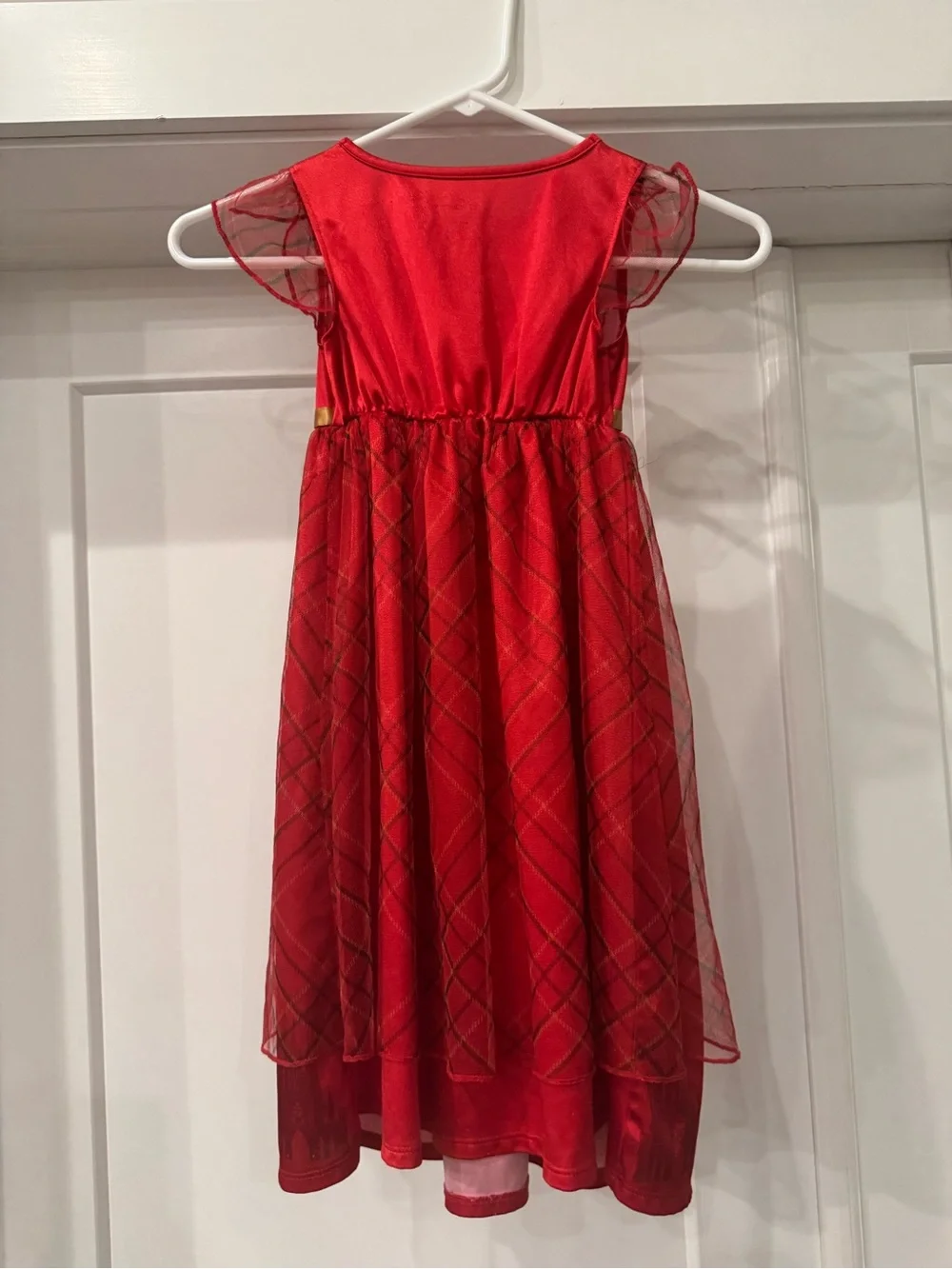 Disney Red holiday Christmas  Princess Character Dress Cinderella belle